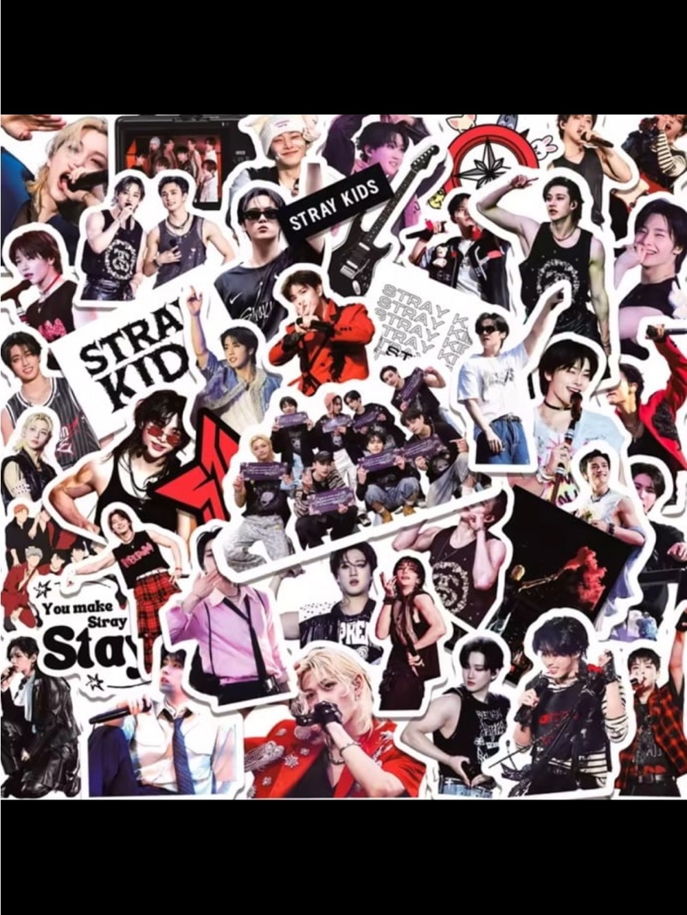 Stray Kids Kpop Stickers, pack of 50